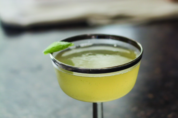 (Kyle Mittan) The Doug Fir Daiquiri puts a twist on a classic daiquiri by adding syrup from a Douglas Fir tree to rum, lime and sugar. Ramos makes the syrup herself.